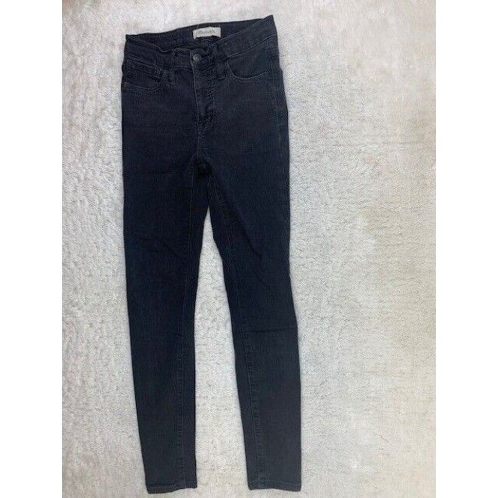 Madewell Size 25 Womens Jeans Roadtripper Womens Jeans Black Wash Skinny Stretch